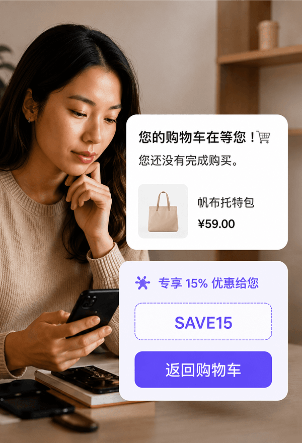 购物车弃购挽回
